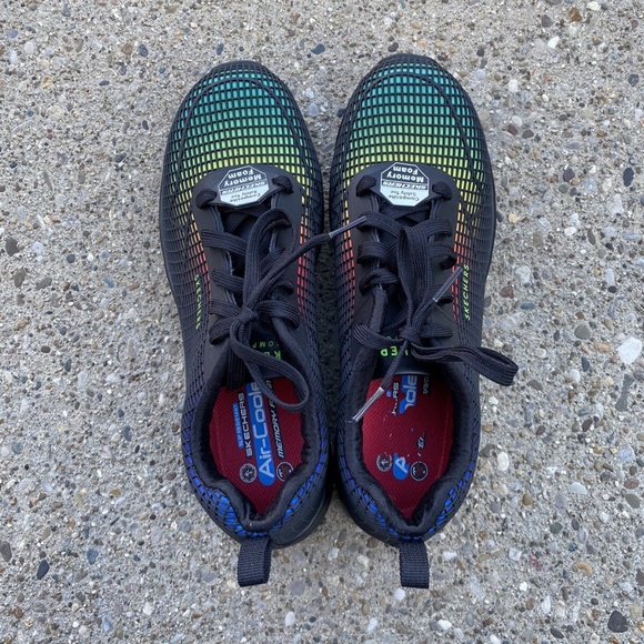 Skechers Uno Comp Toe Sneaker Work Shoe Women's size 9.5 - Picture 5 of 8